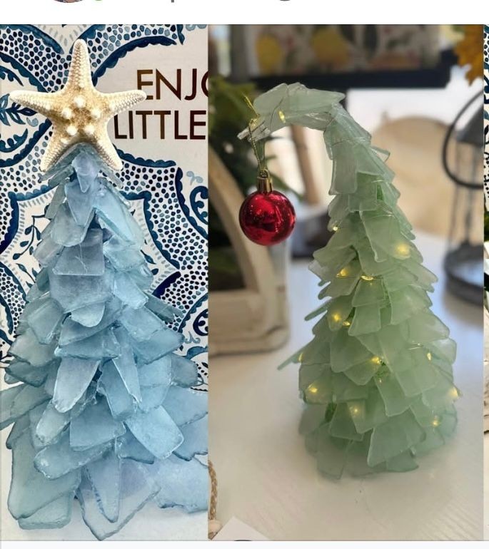 Sea glass Christmas tree workshop